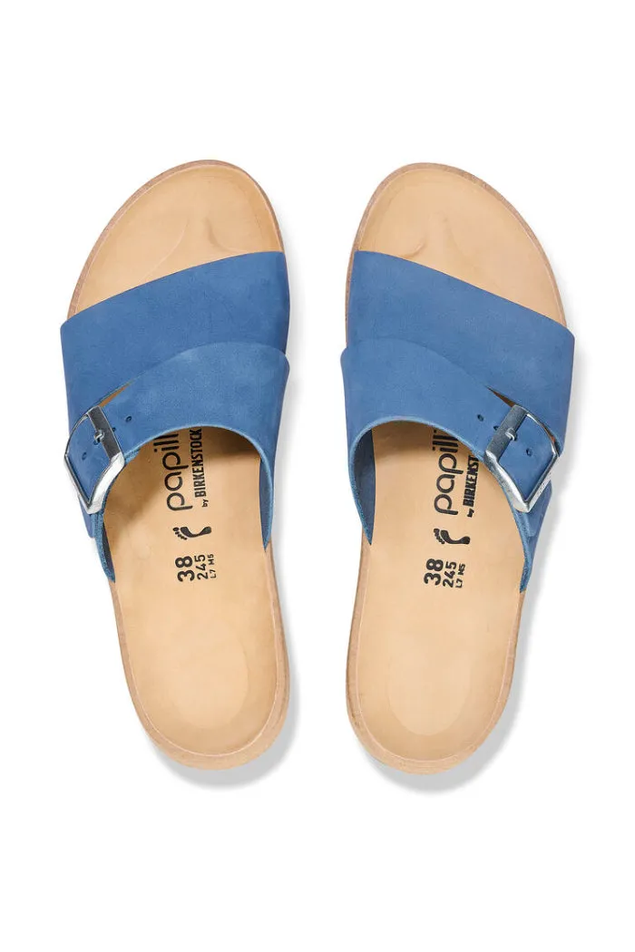 Almina Narrow Width in Elemental Blue Nubuck