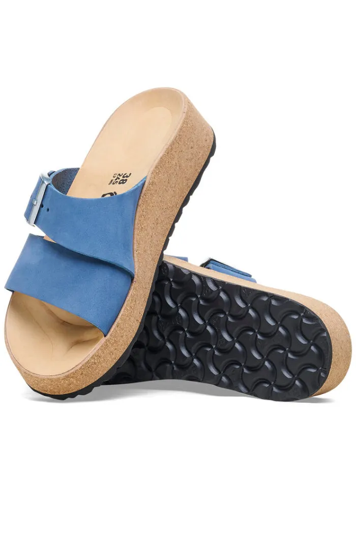 Almina Narrow Width in Elemental Blue Nubuck