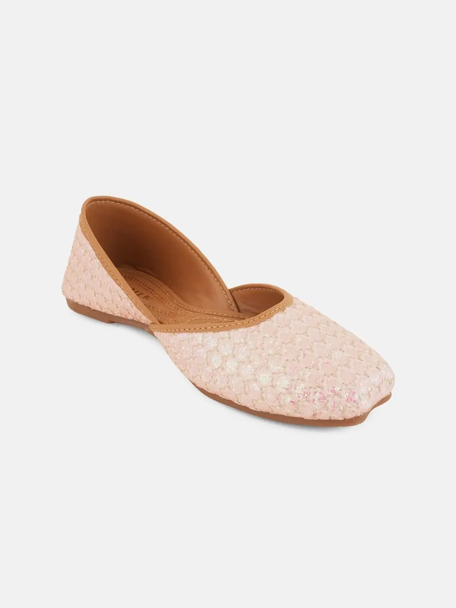 Anouk Embellished Square Toe Mojaris
