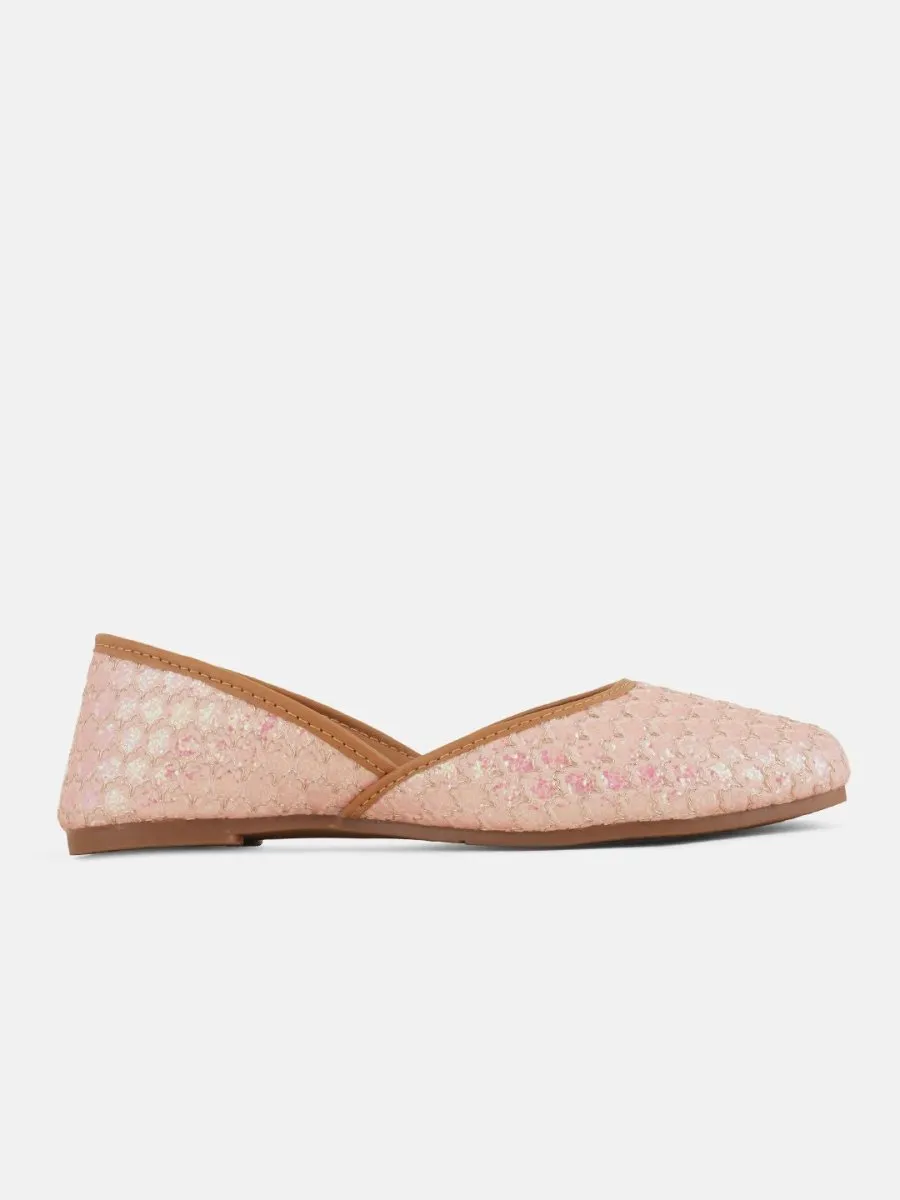 Anouk Embellished Square Toe Mojaris