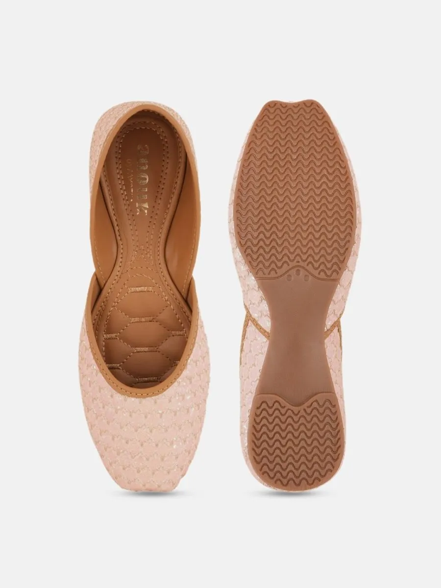 Anouk Embellished Square Toe Mojaris