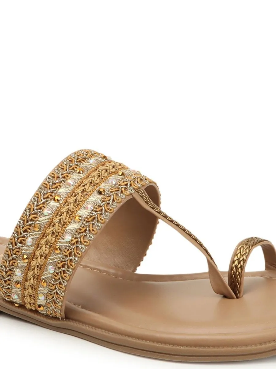 Anouk Ethnic - Embellished One Toe Flats