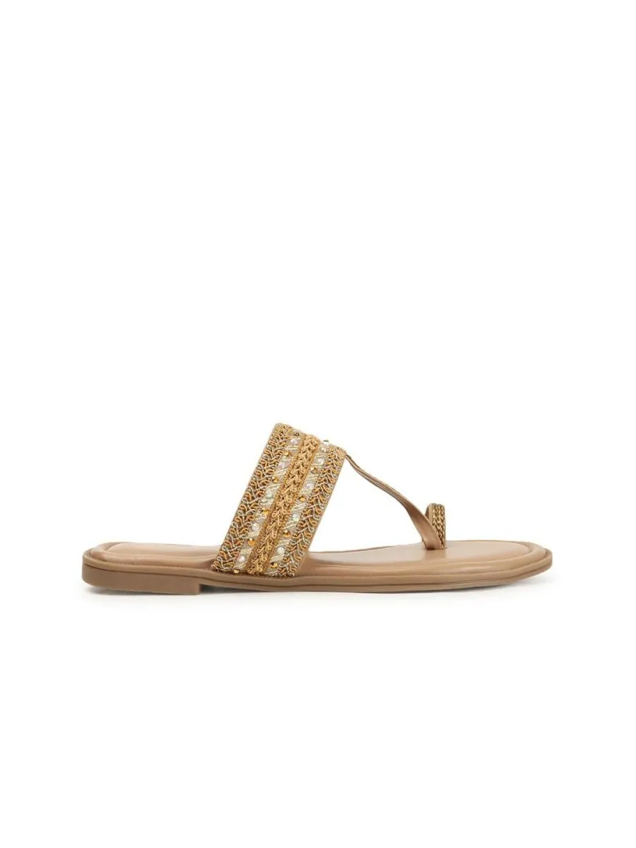 Anouk Ethnic - Embellished One Toe Flats