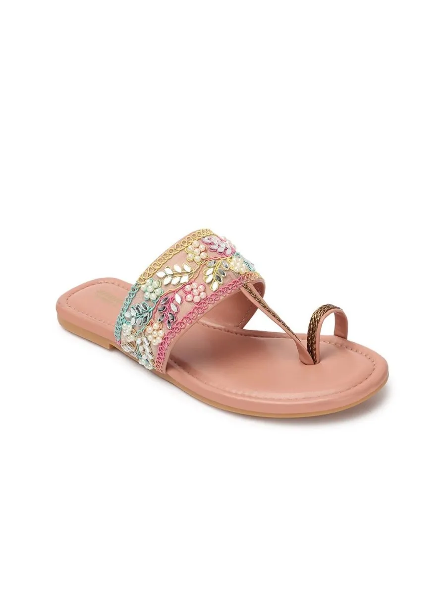 Anouk Western - Embellished One Toe Flats