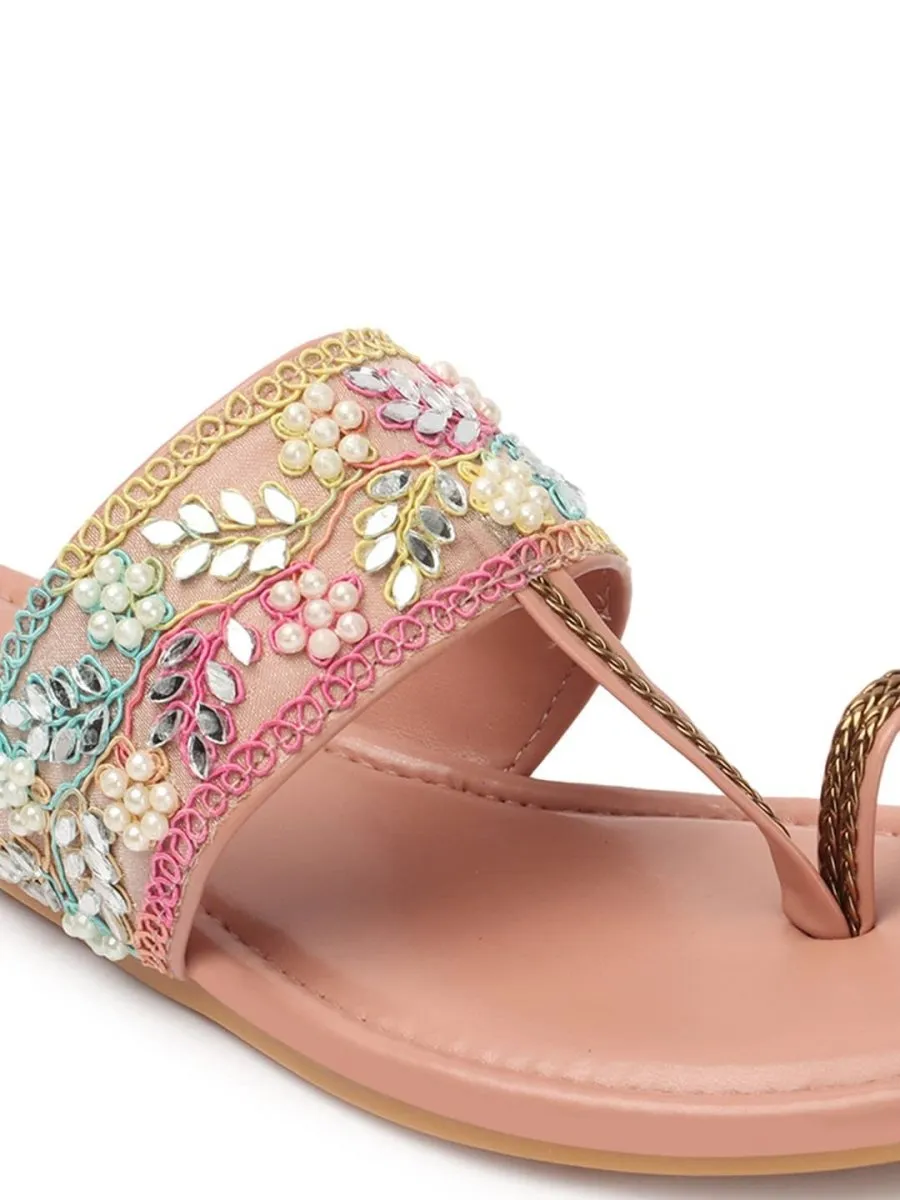 Anouk Western - Embellished One Toe Flats