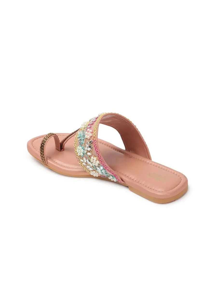 Anouk Western - Embellished One Toe Flats