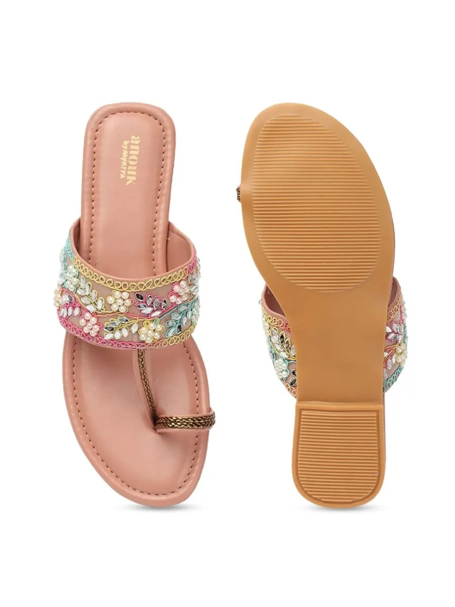 Anouk Western - Embellished One Toe Flats
