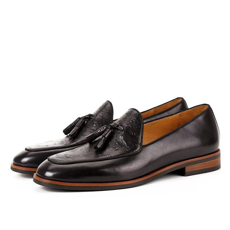 British Cowhide Men’s Business Casual Loafers