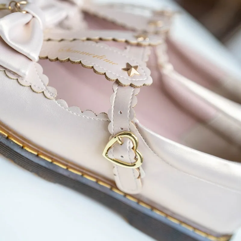 Cute and Sweet Retro Round Toe Lolita Shoes