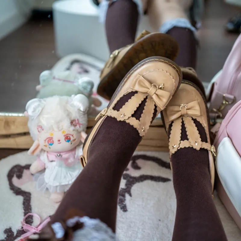 Cute and Sweet Retro Round Toe Lolita Shoes
