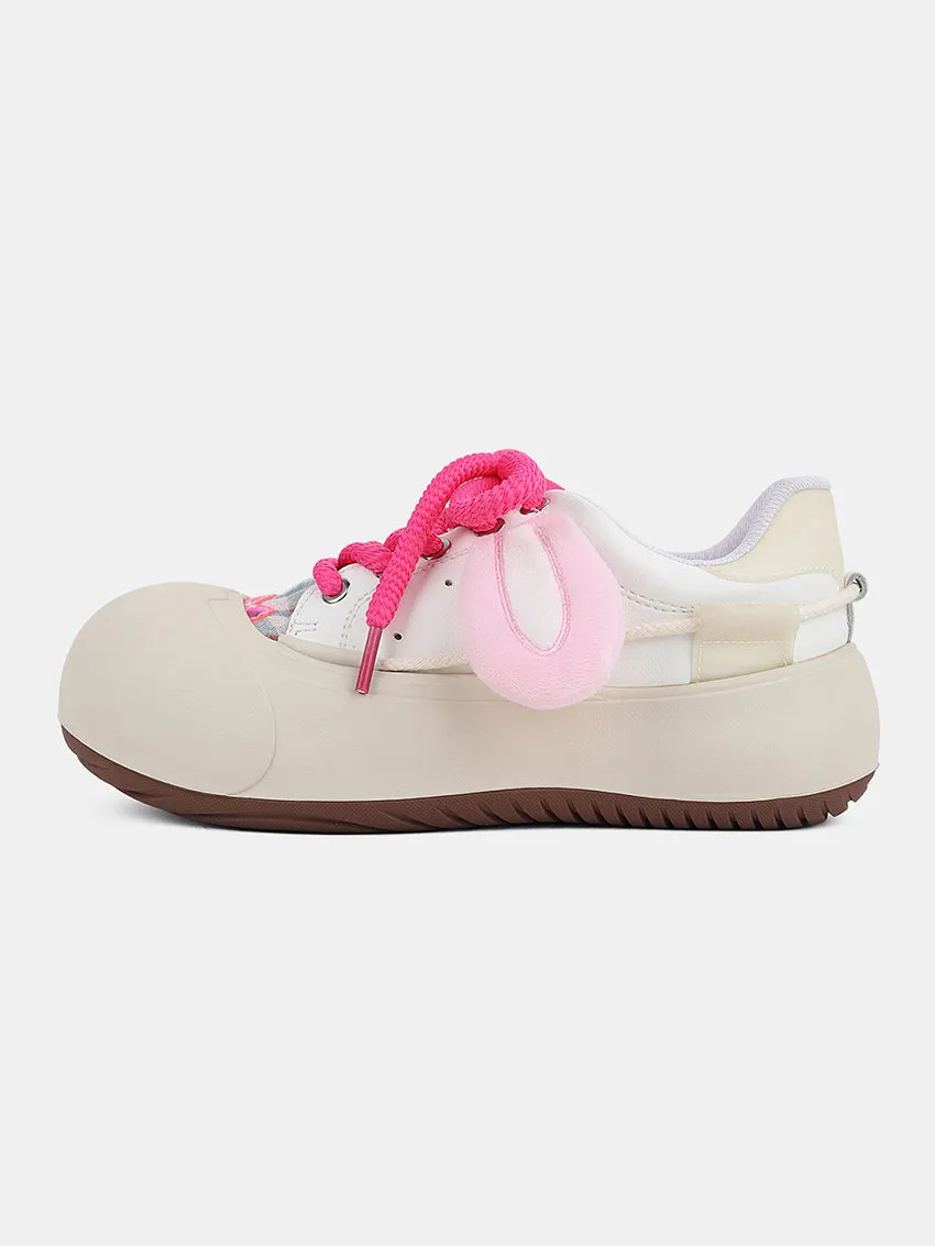 Cute Bunny Ears Round-Toe Flats