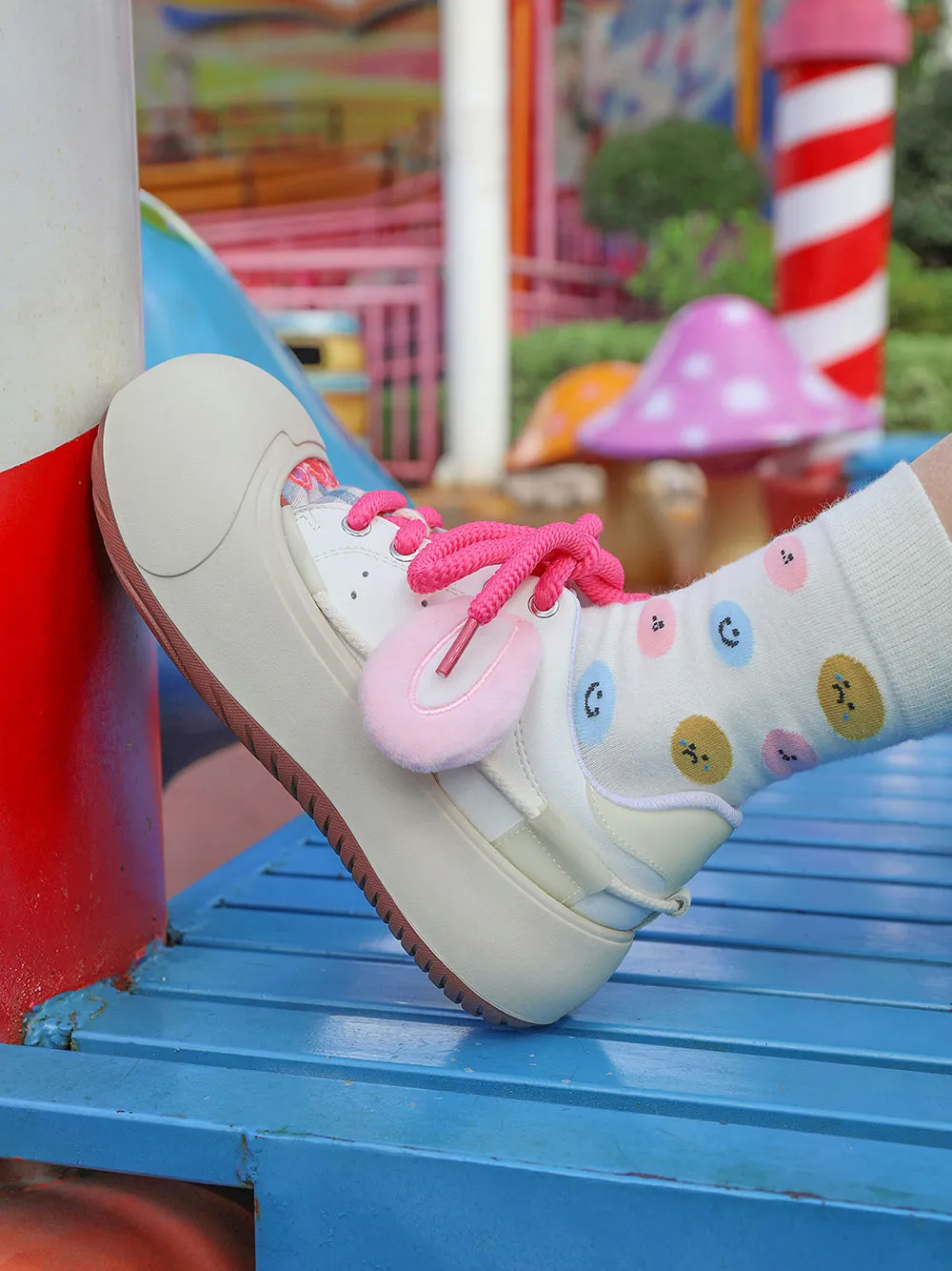 Cute Bunny Ears Round-Toe Flats