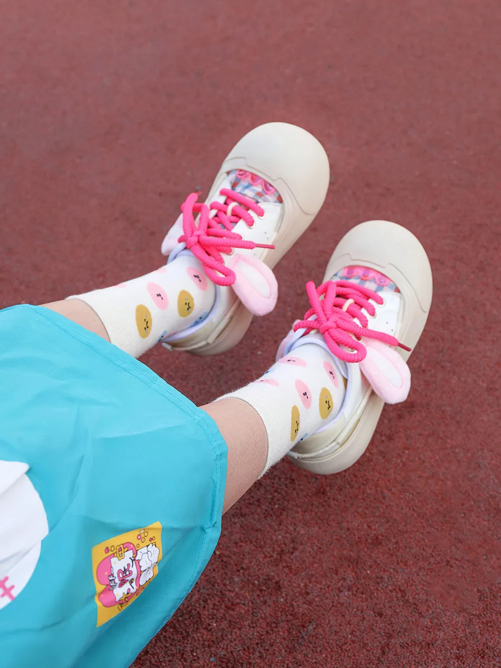 Cute Bunny Ears Round-Toe Flats