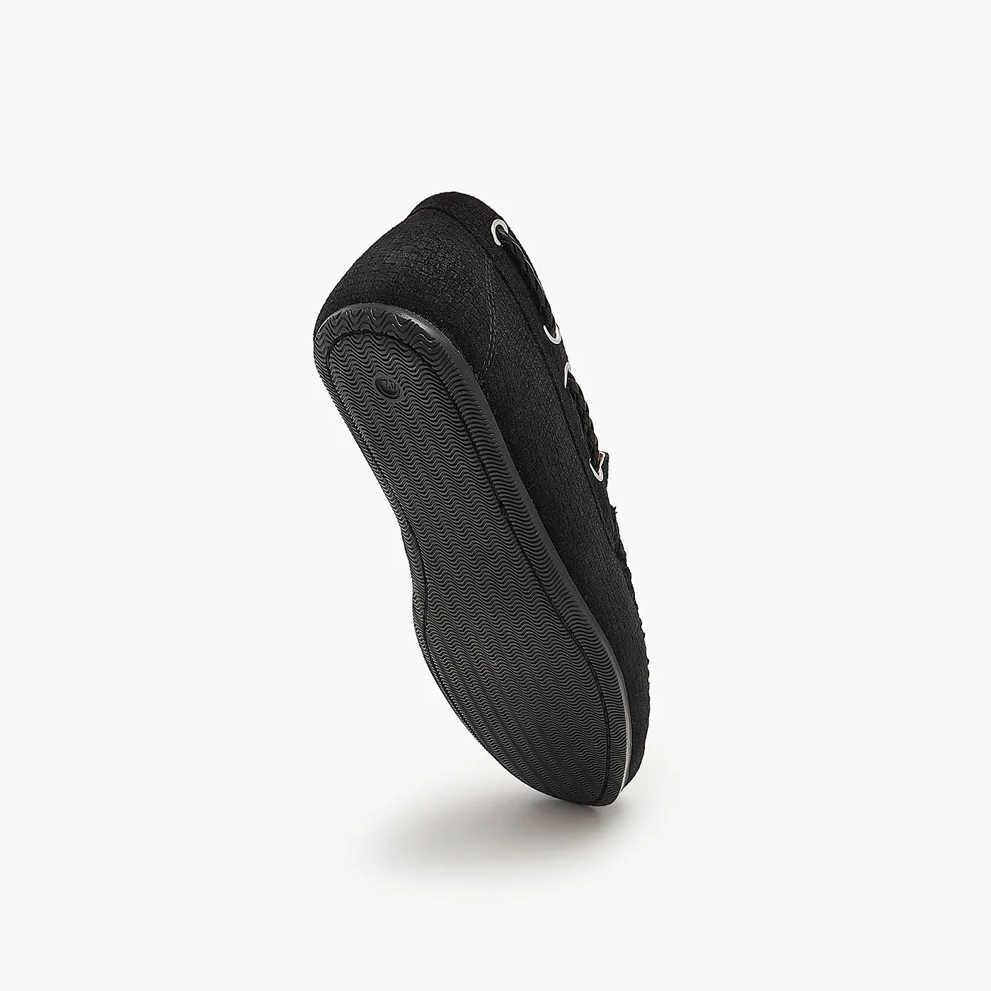 Embossed Suede Loafers