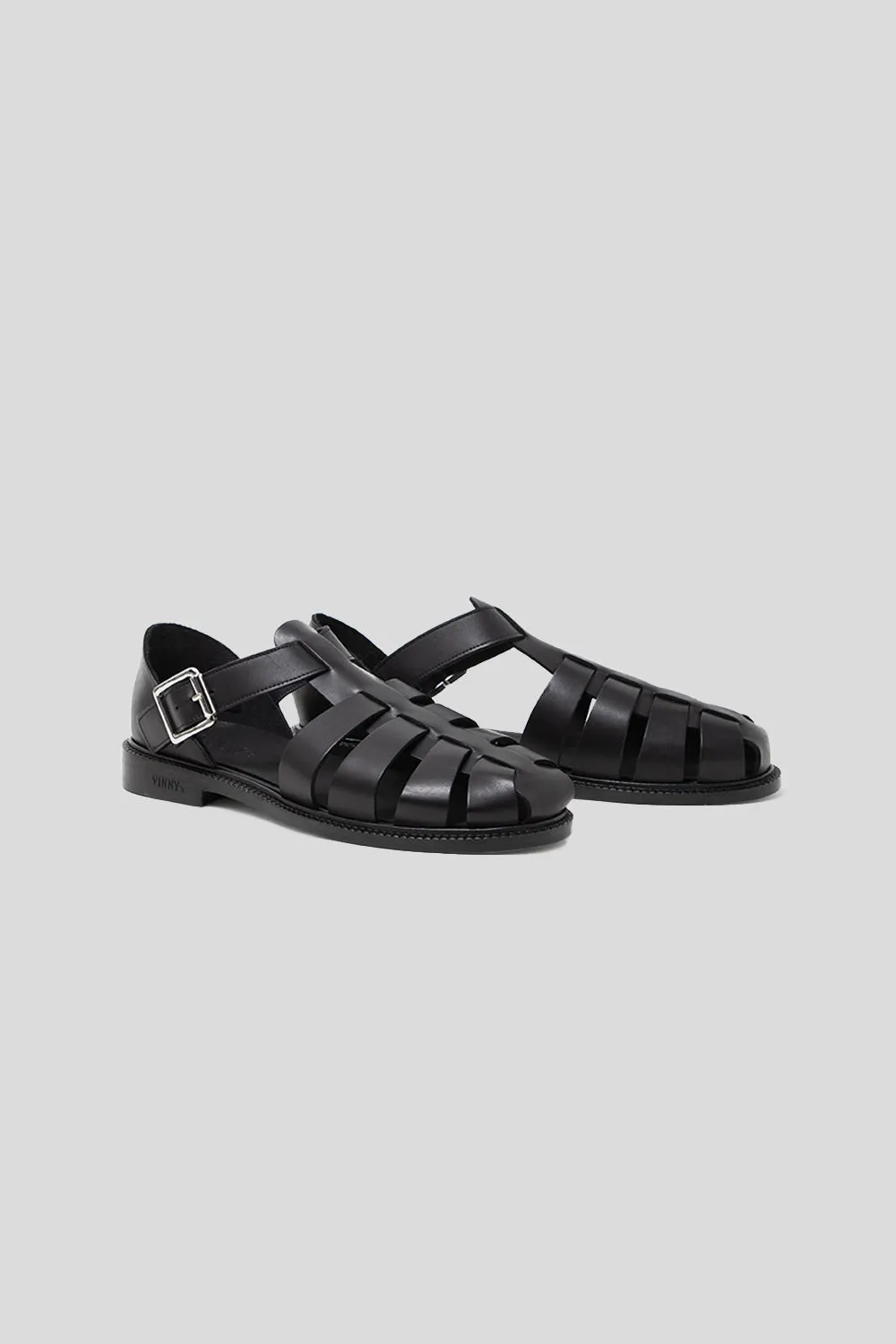 Fisherman Sandals - Black Crust