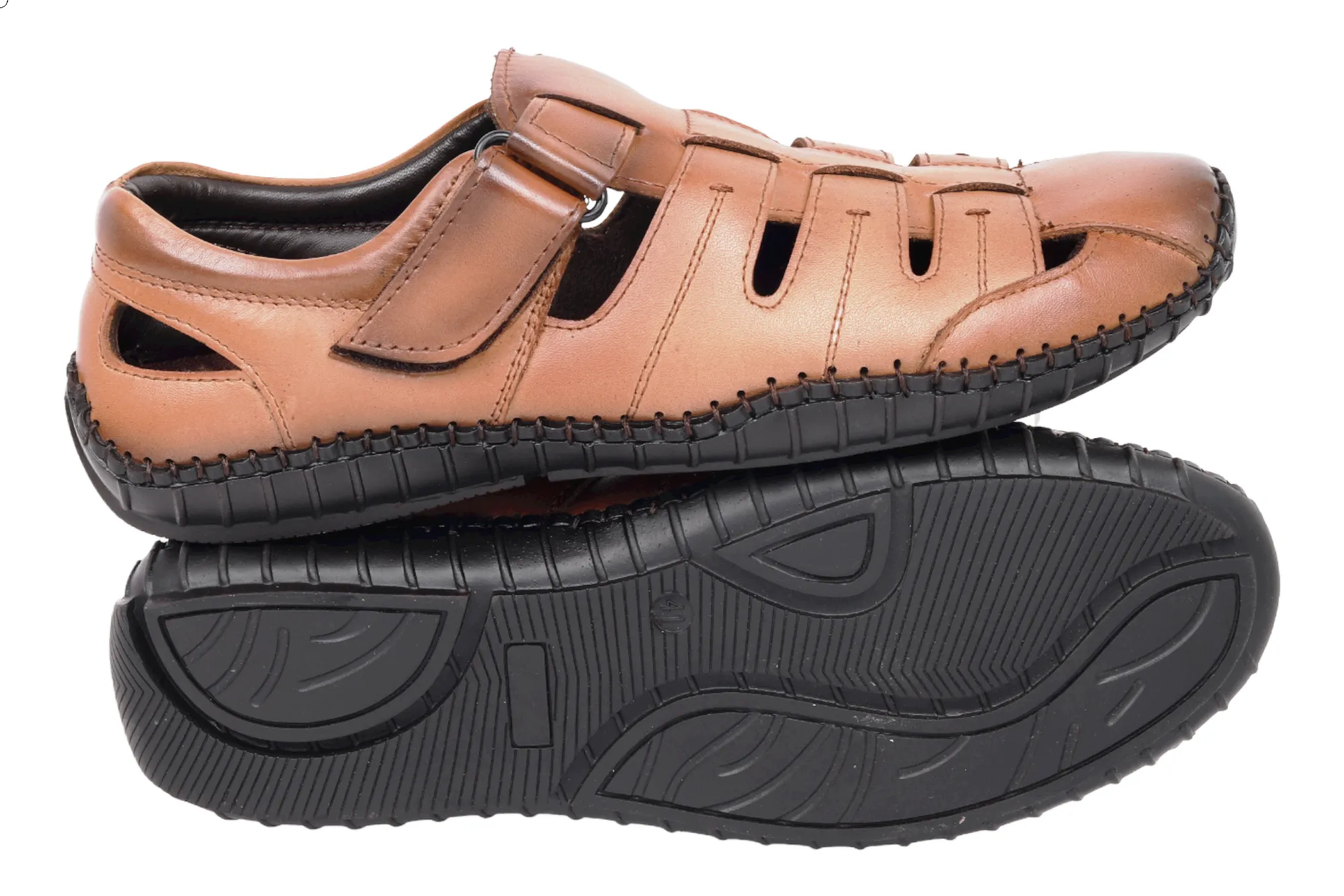 Mens leather fisherman sandal 996517