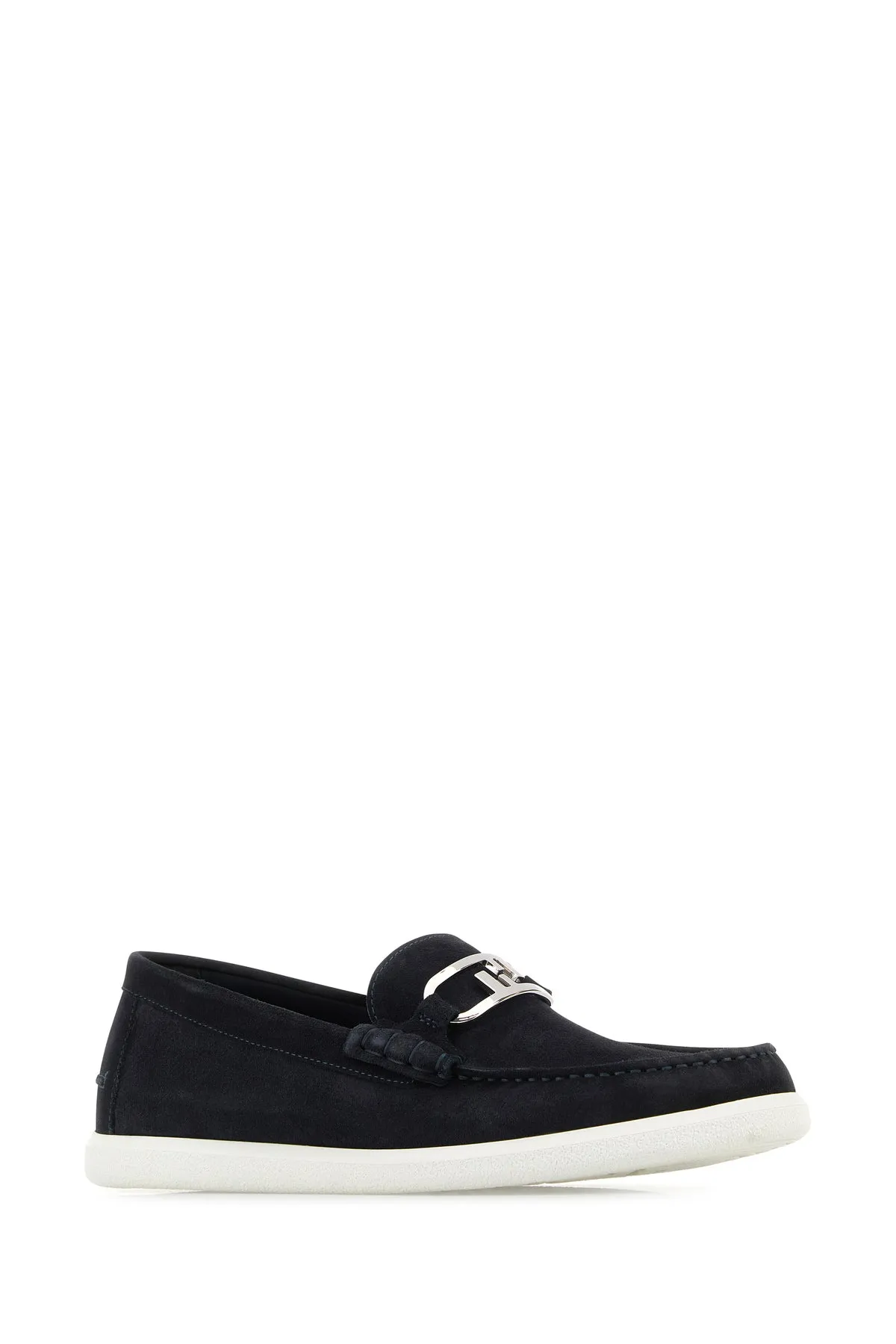 Midnight blue suede O'Lock Light loafers
