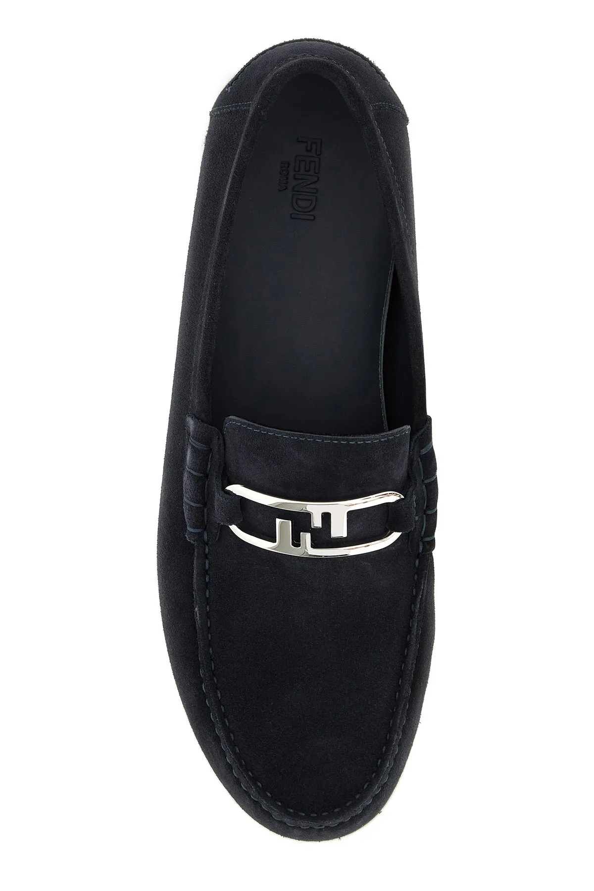 Midnight blue suede O'Lock Light loafers