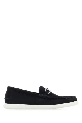 Midnight blue suede O'Lock Light loafers