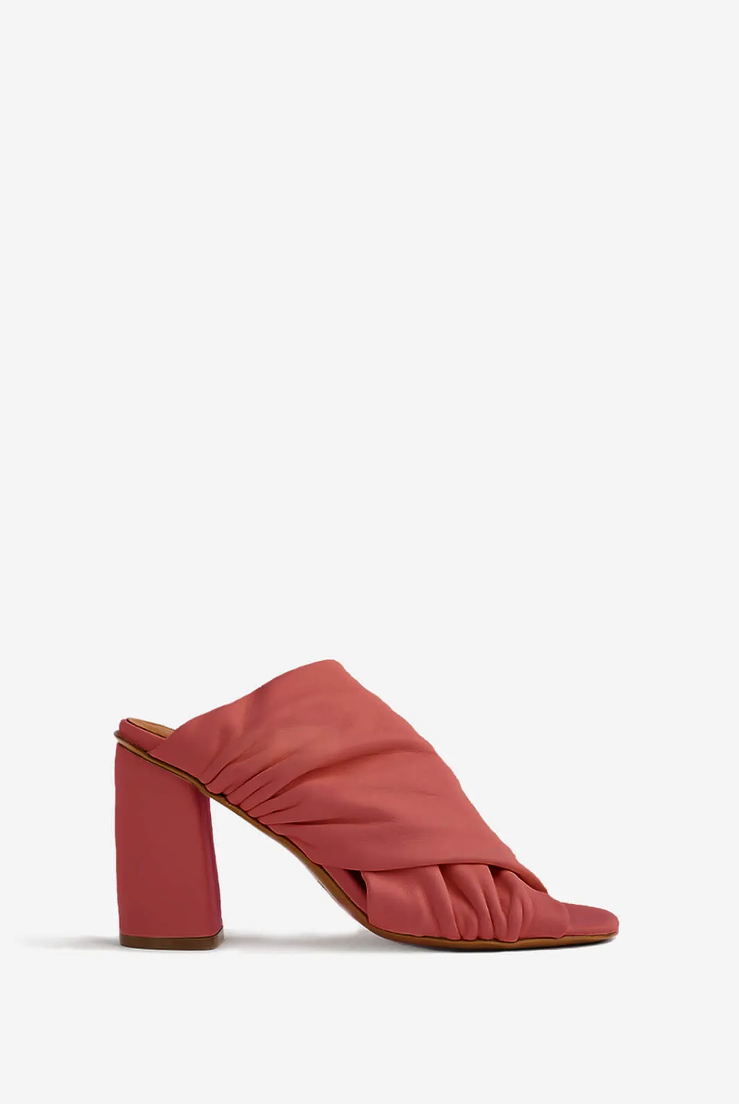 Nappa Leather Heeled Sandals