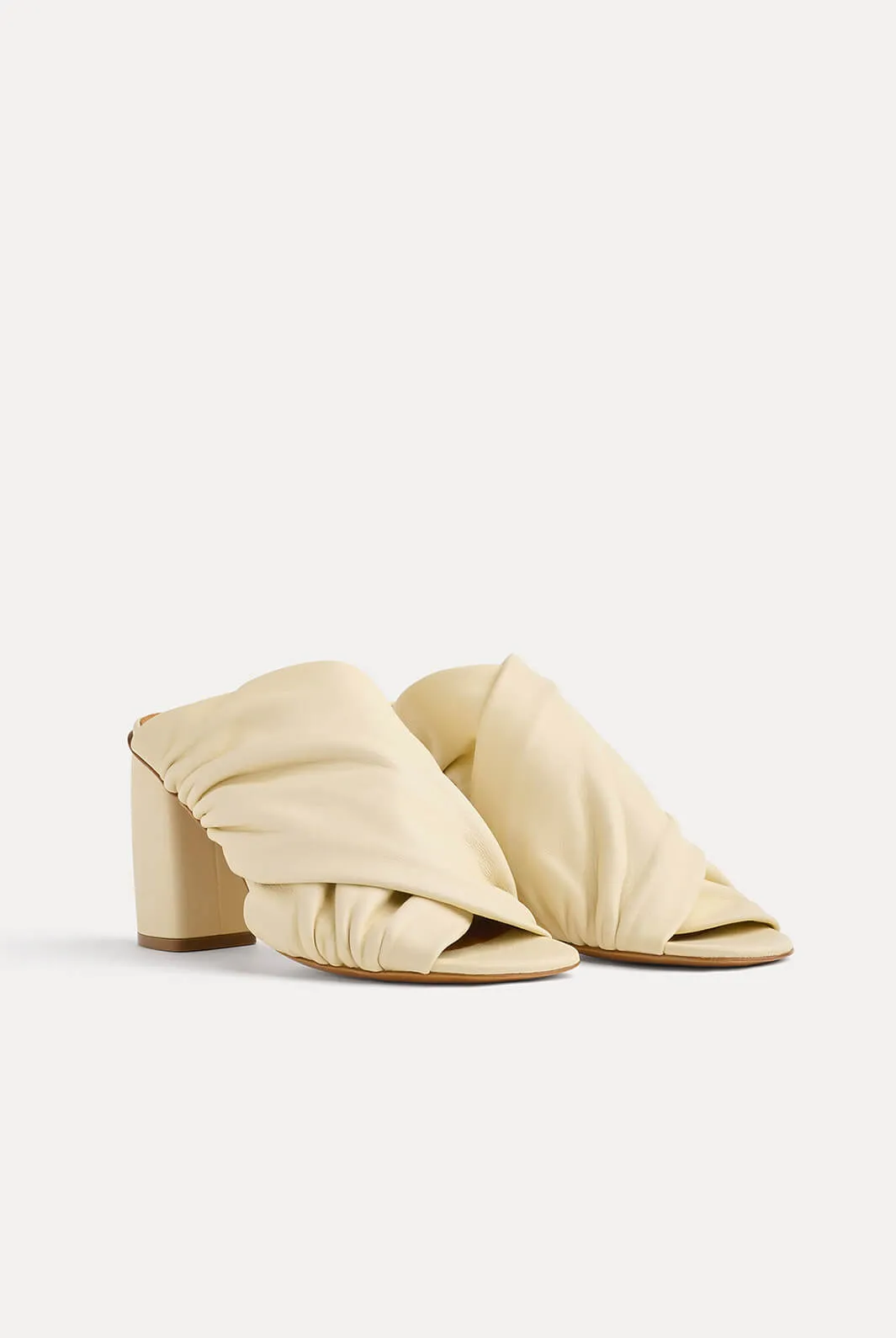 Nappa Leather Heeled Sandals